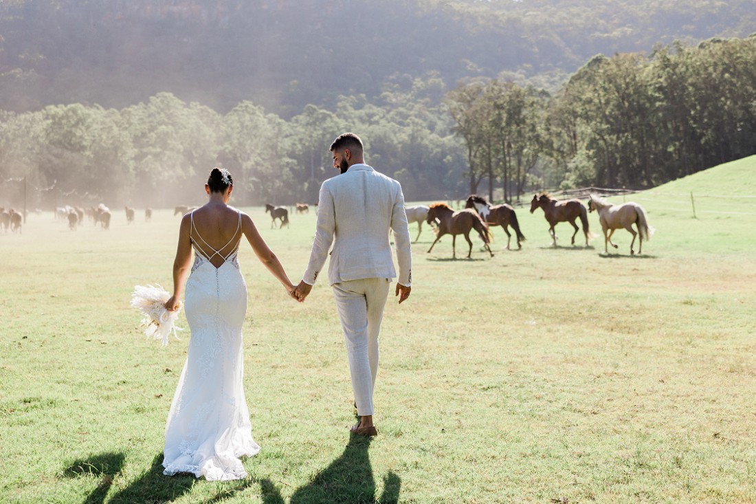 glenworth valley wedding running of the horses