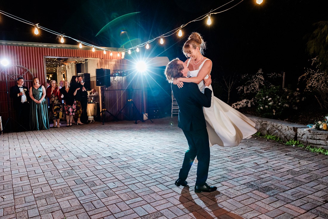 first dance at Bidja Estate